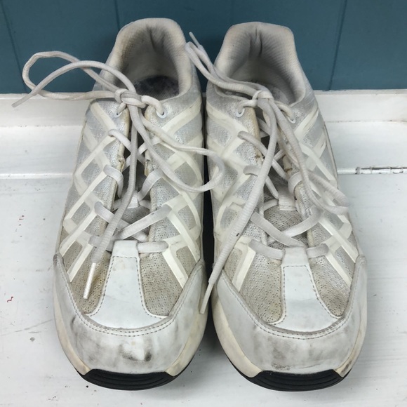 MBT Sport 3X White Rocker Bottom Lace Up Sneaker Womens US‎ Size 9 EUR 40 - Picture 2 of 7
